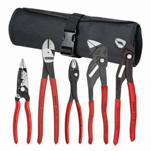 Core Pliers Set in Tool Roll, 5 Piece