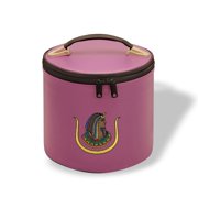 Core Plus Group Machine Embroidery Daughters of ISIS Fez Case, Deluxe Masonic Fez Cap Case, Imitation Leather, Hat/Cap Storage Box, Display Box for Masonic & Eastern Star Fez Hats