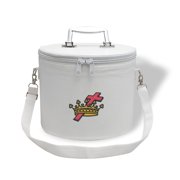 Core Plus Group Machine Embroidery Knight Templar Fez Case, Deluxe Masonic Fez Cap Case with Strap,Imitation Leather,Hat/Cap Storage Box, Display Box for Masonic & Eastern Star Fez Hats