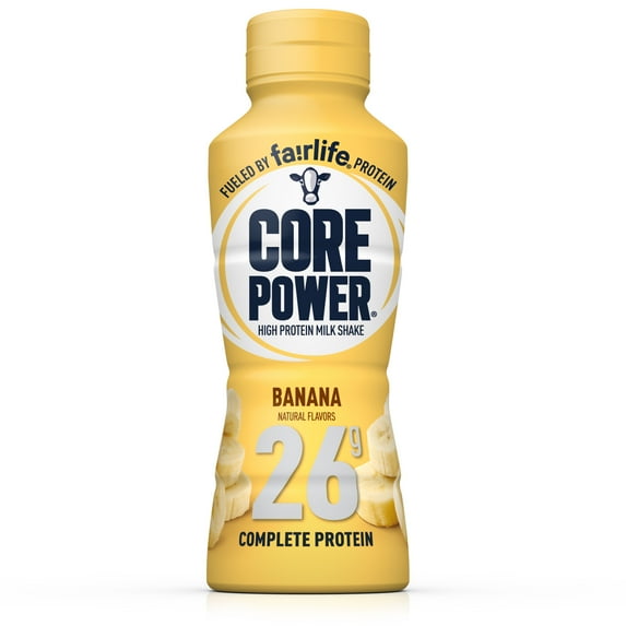 Core Power Complete Protein by Fairlife, 26G Banana Protein Shake, 14 fl oz