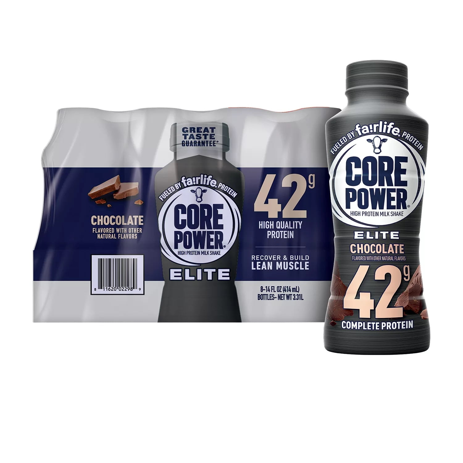 Core Power Elite 42g Protein Shake, Chocolate, 14 Fluid Ounce (Pack of ...