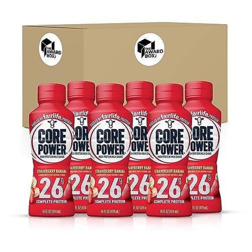 Fairlife Core Power Elite High Protein Shakes, Strawberry Banana, 14 oz ...
