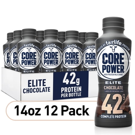 Fairlife Core Power Elite 42g High Protein Milk Shakes, Ready to Drink for Workout Recovery, Chocolate, 14 Fl Oz (Pack of 12) - Image 8