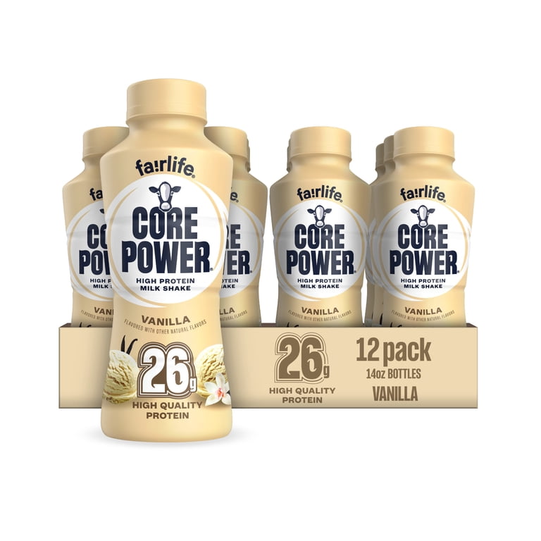 Core Power High Protein Milk Shake, Vanilla Flavor, 26g Protein