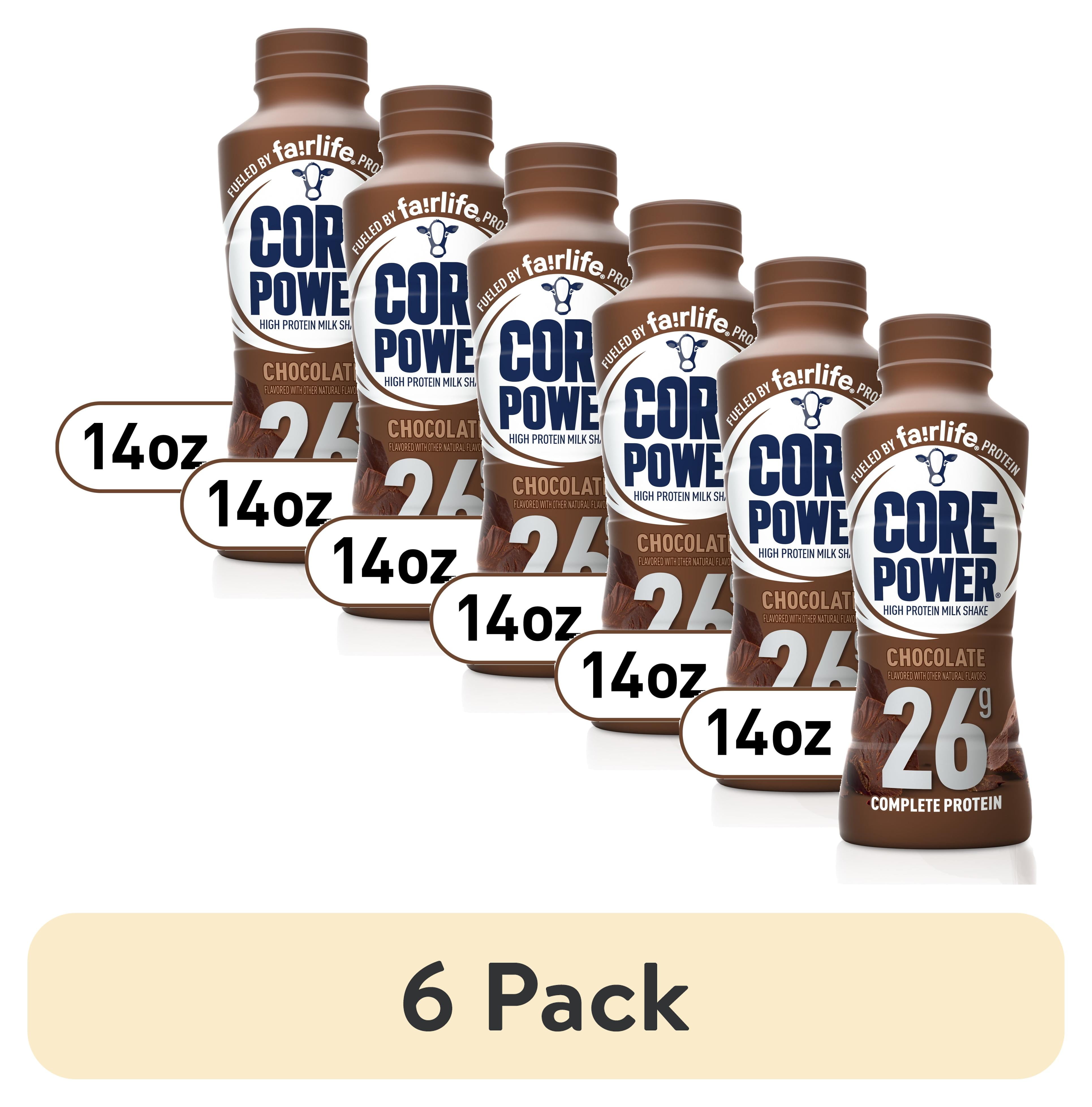 (6 pack) Core Power Protein Shake with 26g Protein by fairlife Milk