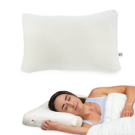 Core Products Adjustable Pillow, Customize Loft and Comfort - Adjust the Alternative-Down Fiber Fill for Side, Back or Stomach Sleeping, Standard Size
