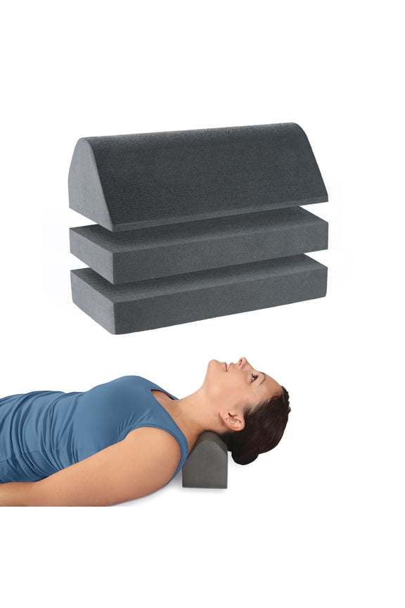 Apex Orthosis Cervical Traction Device - Neck Stretcher, Neck & Shoulder Relaxer, Spine Decompression, Posture Corrector for Alignment & Support - Firm Support