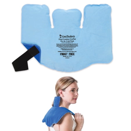Core Products Dual Comfort CorPak - Reusable hot/cold pack for knee, back, shoulder, or ankle pain; Use hot or cold - Size: 11" x 15"