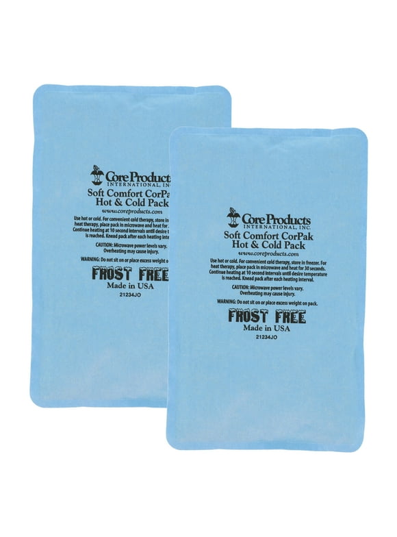 Core Products Soft Comfort CorPak Hot and Cold Therapy - 6" X 10" (2 Pack)