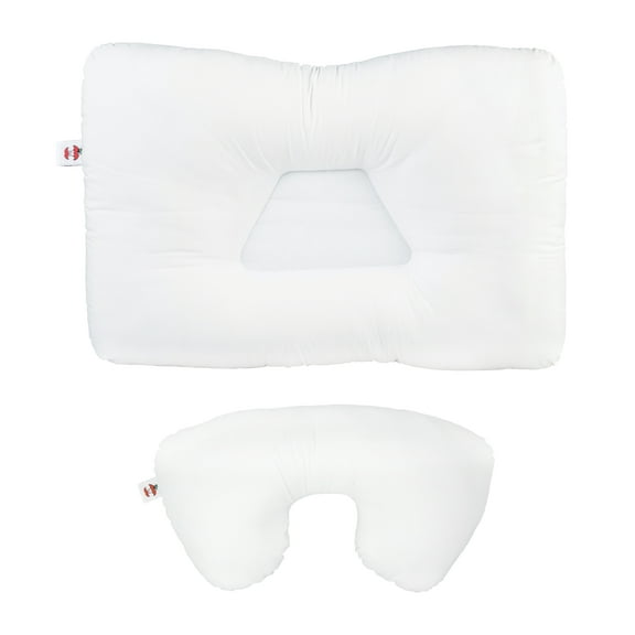 Core Products Tri-Core Cervical Support Pillow & Travel Core Combo, Standard Firm - Full Size