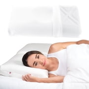 Core Products Extra Firm Tri-Core Ultimate Cervical Pillow for Neck Pain, Orthopedic Contour Support- Full Size, White