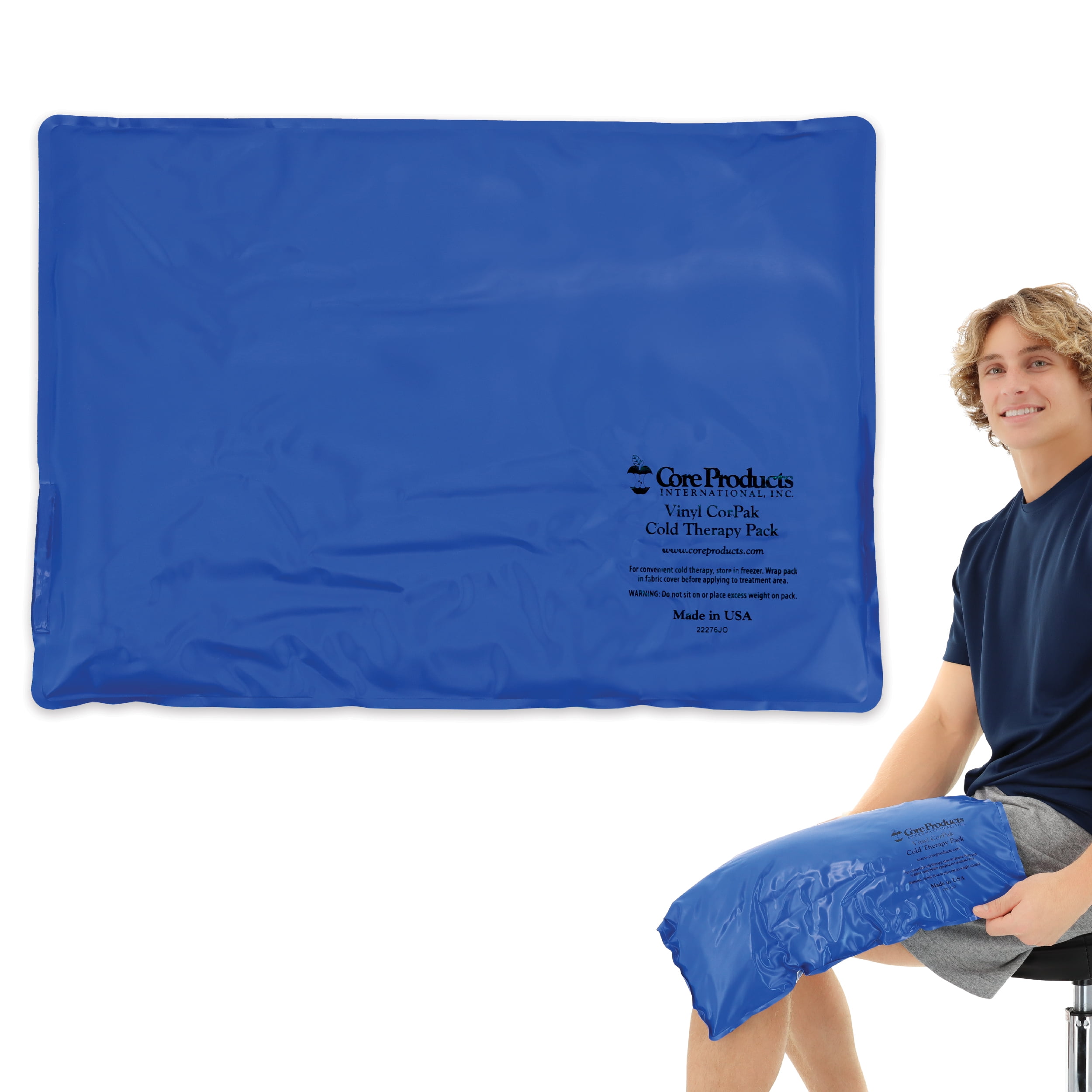 Core Products Flexible Vinyl Intense Cold Pack for Neck, Shoulders & Back - 12.5" x 18.5"