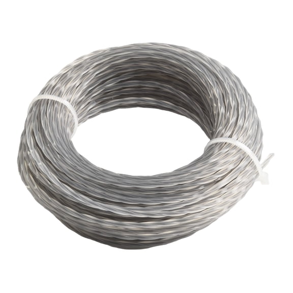 Core-Reinforced Nylon Grass Trimmer Line Spool Set, 2.0-3.0 Mm Diameter, 15 M Each Reel (Total 30 M), Replacement String For Electric Trimmers And Brush Cutters(15mx2mmx 2pcs)