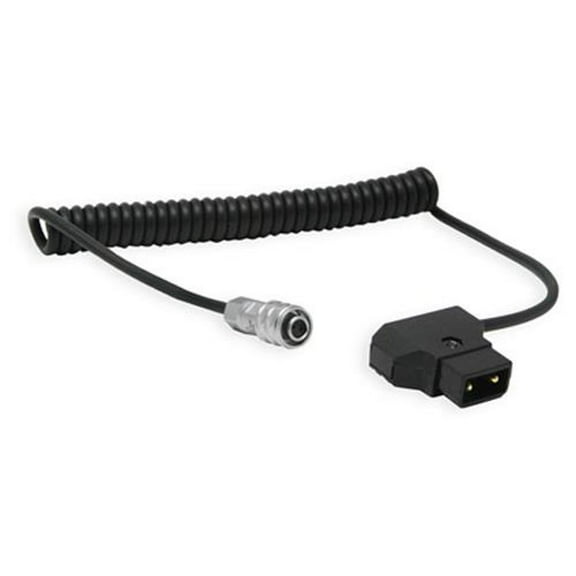 Core SWX Coiled D-Tap to 2-Pin Cable for Blackmagic Pocket 4K & 6K Camera, 18" Extends to 48"