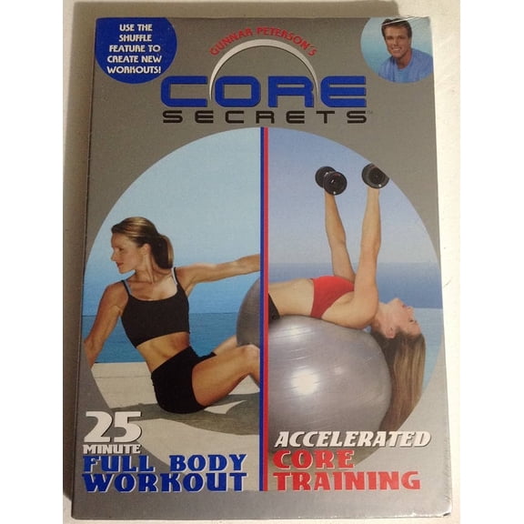 Pre-Owned Core Secrets 25 Minute Full Body Workout & Accelerated Core Training 2 DVD Set