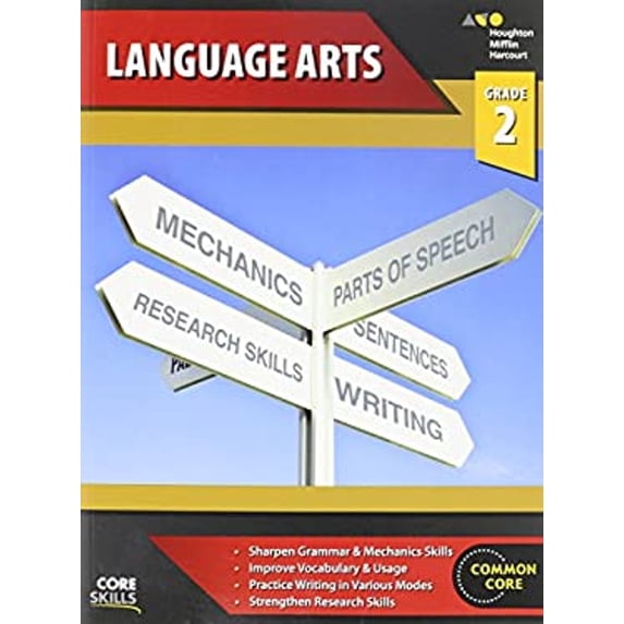 Pre-Owned Core Skills Language Arts Workbook Grade 2 (Paperback) 0544267850 9780544267855
