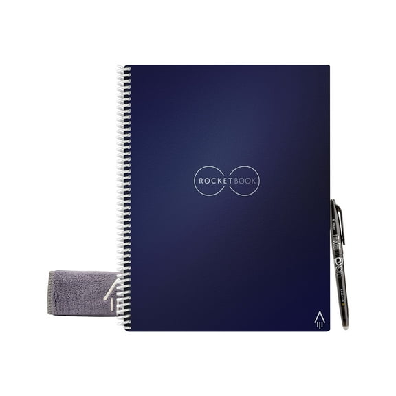 Core Smart Notebook, Dotted Rule, Midnight Blue Cover, 11 X 8.5, 16 Sheets | Bundle of 5 Each