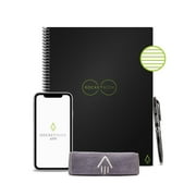 Core Smart Spiral Reusable Notebook Lined 32 Pages 8.5"x11" Black