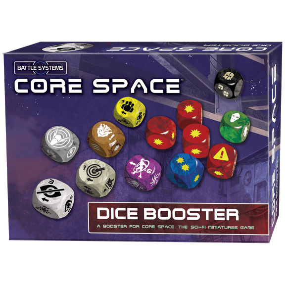 Core Space Dice Booster - Battle Systems Cooperative / Solo Scifi Dungeon Crawler Board Game