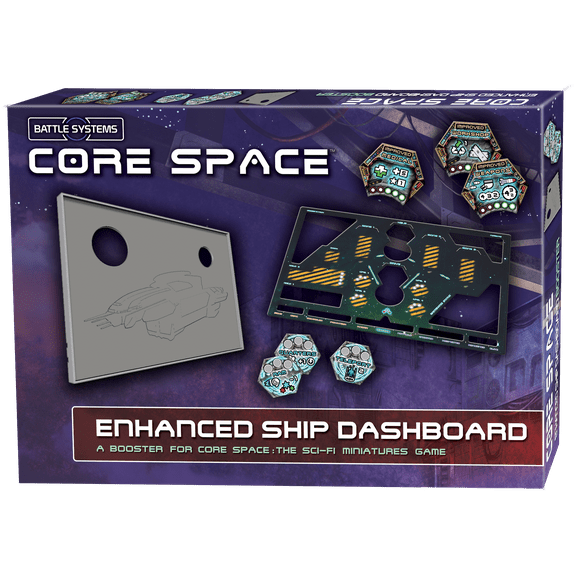 Core Space Enhanced Ship Dashboard - Battle Systems Cooperative / Solo Scifi Dungeon Crawler Board Game
