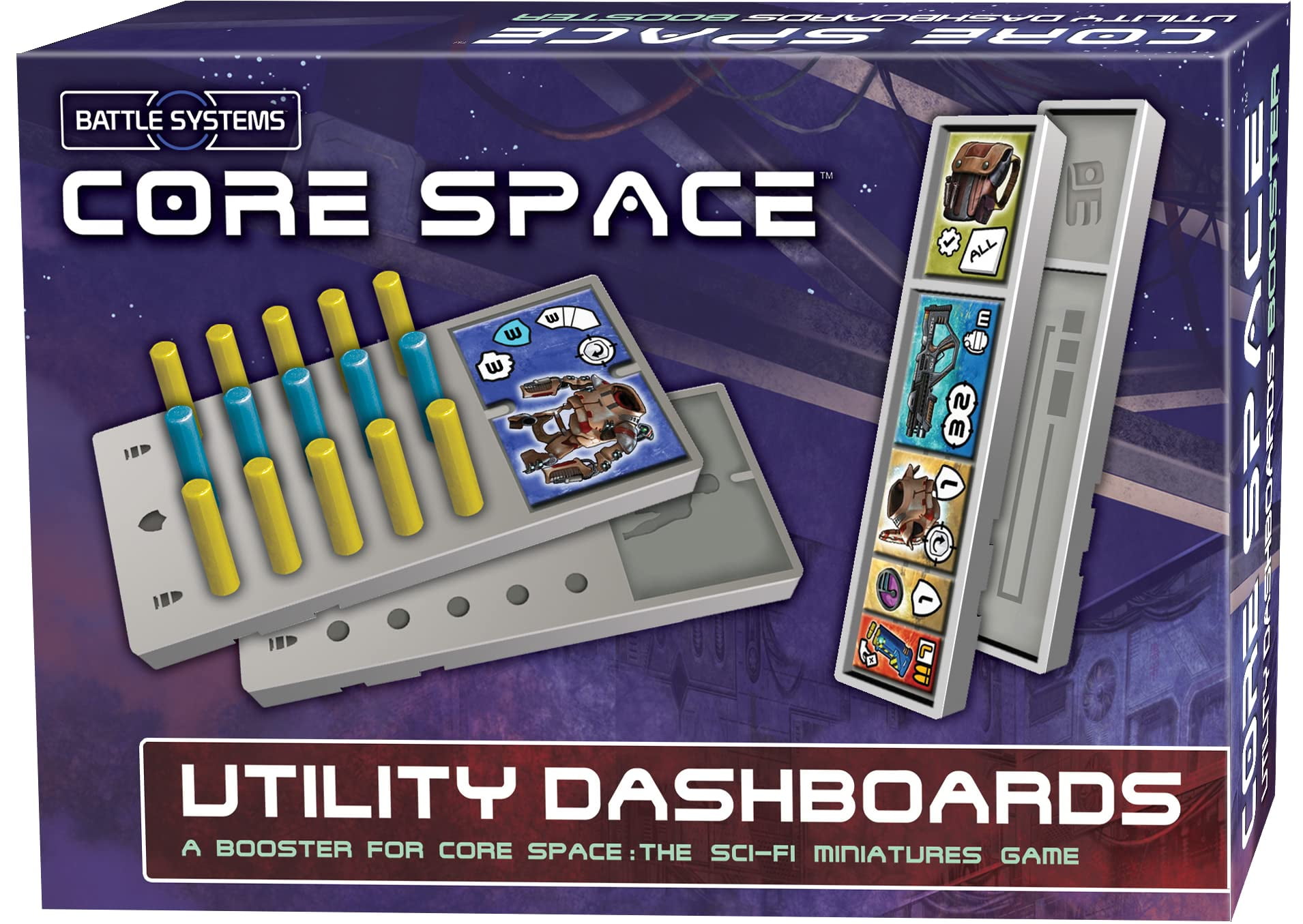 Battle Systems Core Space: First Born Equipment Sheet - Espansione Token E Punti Pattuglia Per Gioco Da Tavolo