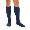 thumbnail image 1 of Core-Spun 10-15mmHg Graduated Knee High Compression Socks – Light Compression for All Day Comfort (Navy, Medium Regular), 1 of 7