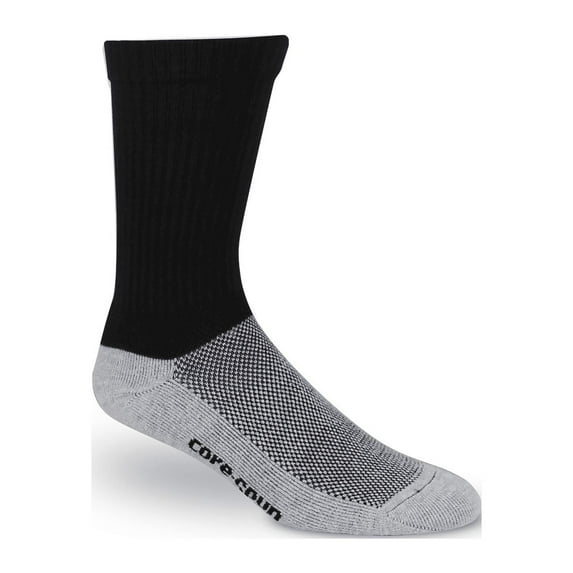 Core-Spun 10-15mmHg Light Support Compression Socks - Slate/Grey/Black Argyle, Medium
