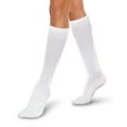 thumbnail image 1 of Core-Spun 15-20mmHg Medical Mild Graduated Knee High Compression Socks (White, 2XL), 1 of 7
