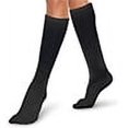 thumbnail image 1 of Core-Spun 20-30mmHg Moderate Graduated Compression Support Knee High Socks (Black, 2XL), 1 of 3
