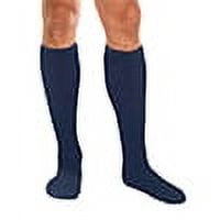 Core-Spun 20-30mmHg Moderate Graduated Compression Support Knee High Socks (Navy, Small)
