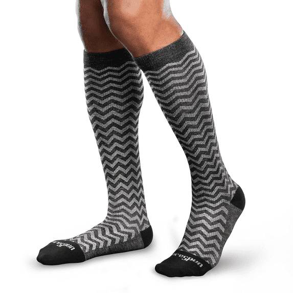 Core-Spun by Therafirm 15-20mmHg Moderate Support Compression Socks - White, X-Large Short