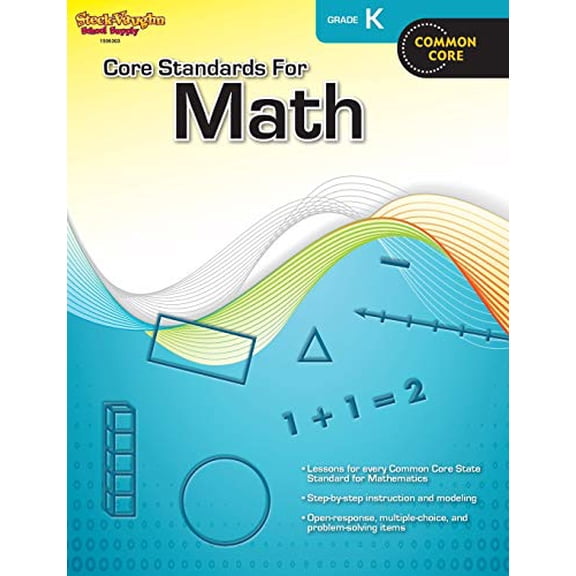 Pre-Owned Steck-vaughn Core Standards for Math, Grade K, 9780547878164, 0547878168, Paperback, 2012 ed. edition