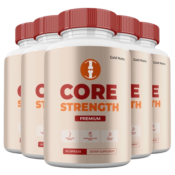 Core Strength Capsules, Joint Support Supplement, CoreStrength All-Natural Pills Maximum Strength, 30 Day Supply per Bottle (1 Pack)