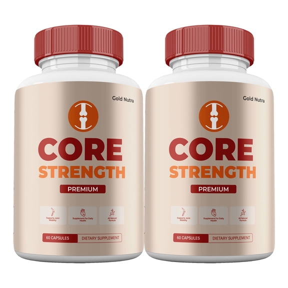 Core Strength Capsules, Joint Support Supplement, CoreStrength All-Natural Pills Maximum Strength, 30 Day Supply per Bottle (2 Pack)