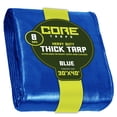 thumbnail image 1 of Core Tarps 8 Mil Heavy Duty Tarp Tarpaulin Waterproof Cover, Blue 30′ X 40′Ft, 1 of 7