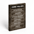 Core Values Canvas Wall Art Determination Disciplineer Decor - Walmart.com
