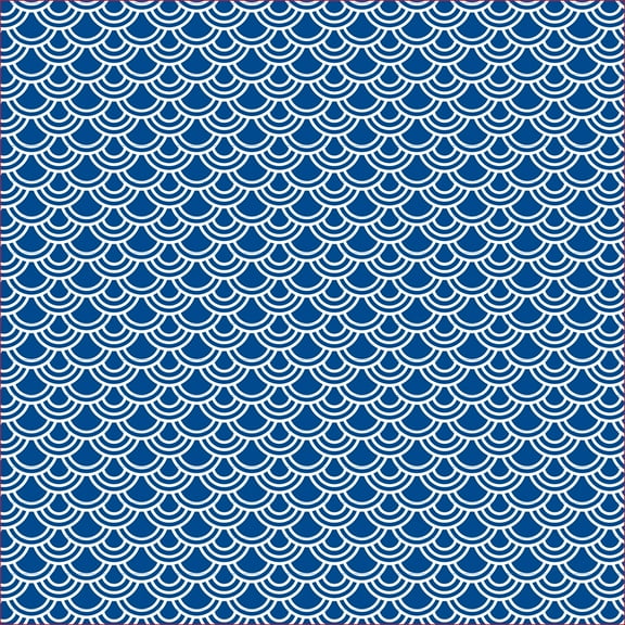 Core'dinations Core Basics Patterned Cardstock 12"X12"-Dark Blue Scales