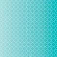 thumbnail image 1 of Core'dinations Core Basics Patterned Cardstock 12"X12"-Teal Quatrefoil, 1 of 1