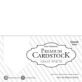 thumbnail image 1 of Core'dinations Value Pack Smooth Cardstock 12"X12" 20/Pkg-Great White, 1 of 1