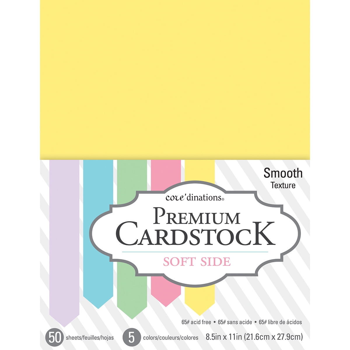 Core'dinations - 8.5 x 11 Cardstock - Value Pack - White - 25