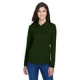 thumbnail image 1 of CORE365 78192 Women's Pinnacle Performance Long Sleeve Piqué Polo-Forest-L, 1 of 3