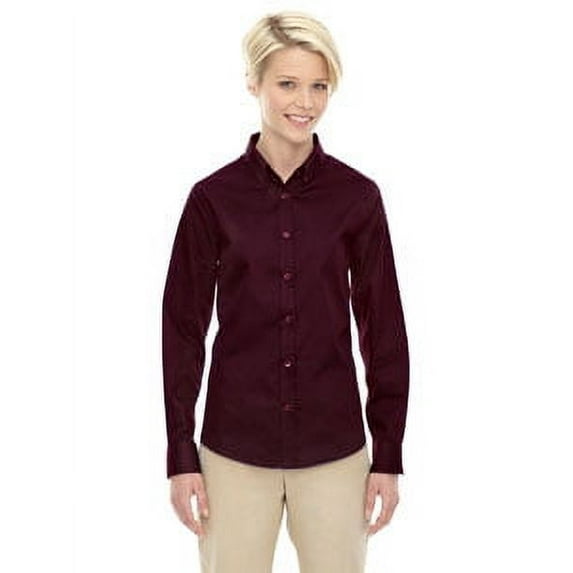 Core365 78193 Women's Operate Long Sleeve Twill Shirt