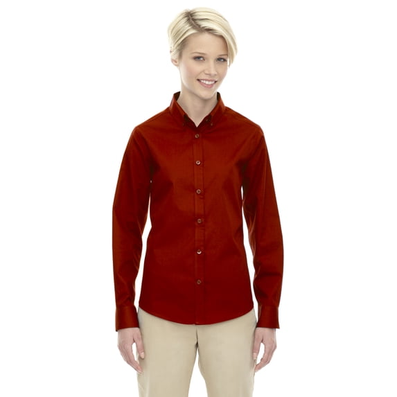 Core365 78193 Women's Operate Long Sleeve Twill Shirt
