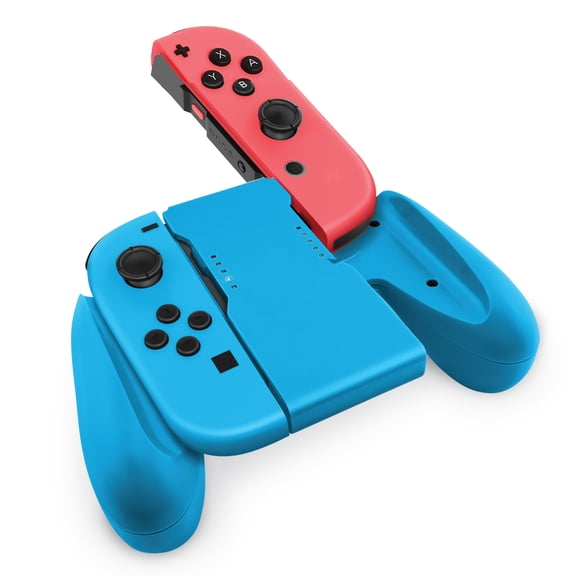 CoreAudio Switch Comfort Grip - Blue - Easy Attachment, Comfortable Hold, Nintendo Switch Joy-Con Handheld Joystick Remote Control Cover Holder