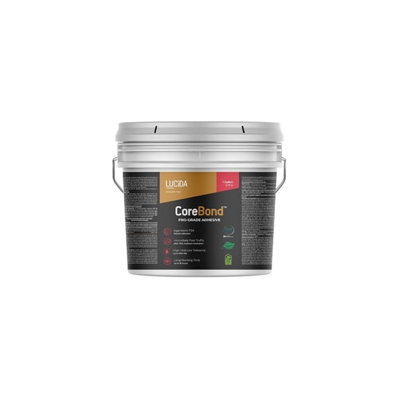 CoreBond Pro-Grade Solvent Free Vinyl Flooring Pressure Sensitive Adhesive | 1 Gallon