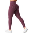 thumbnail image 1 of CoreFlex Leggings with Pockets for Women Charm Scrunch Workout Leggings V Cross Waist Butt Lifting Gym Yoga Pants, 1 of 10
