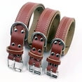 thumbnail image 1 of CoreLife Vegan Leather Dog Collar Premium Walking / Training Padded Dog Collars for Small Medium Large Dogs, 1 of 7