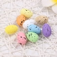 thumbnail image 1 of CoreLiving 10 Count Speckled Pastel Easter Eggs Foam Mini Craft Eggs for Spring Wreath Making Table Centerpiece Bowl Filler Home Decor Party Favors, 1 of 9