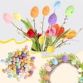 thumbnail image 1 of CoreLiving 100 Pack Decorative Speckled Mini Easter Eggs Pastel Foam Eggs for Spring Wreath Making Centerpiece Fillers Easter Home Decor Accents, 1 of 9