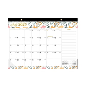 CoreLiving 18-Month Desk Calendar, Extended July 2025 Through December 2026 Planning, Jumbo 17" x 12" Desktop Pad, Premium Office & Home Planner